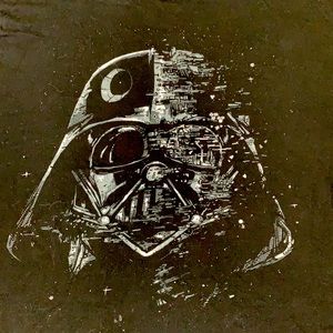 Star Wars Death Star wader helmet small T-shirt